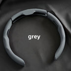 Universal Car PU Nappa Leather Steering Wheel Cover for Men and Women, All-Season, Anti-Slip, Sweat-Absorbent, Wear-Resistant CM World