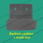 Front Rear Car TPE Floor Mats for Hyundai Ioniq 9 7 Seats EV 2025 - 2026 Backrest Cushion Trunk Mat Waterproof Accessories