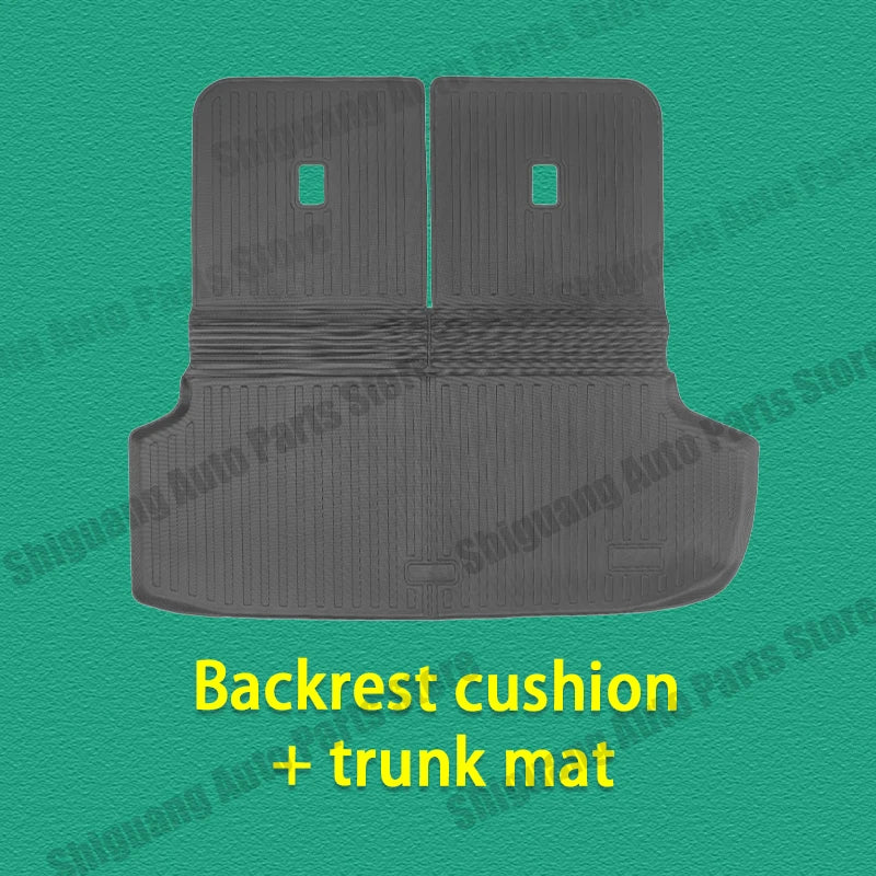 Front Rear Car TPE Floor Mats for Hyundai Ioniq 9 7 Seats EV 2025 - 2026 Backrest Cushion Trunk Mat Waterproof Accessories