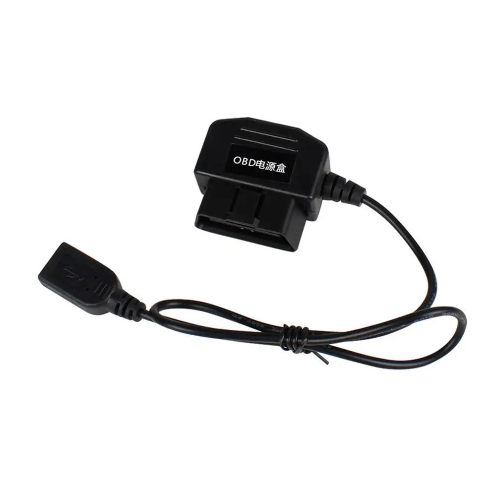 24 Hours Parking Monitoring 5V 3A USB Car Charge Cable OBD Hardwire Kit with Switch Wire For Dash Cam Camcorder Vehicle DVR