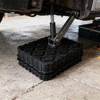 1/2Pcs Car Jack Rubber Pad Lift Blocks Floor Cars Parts Jacks Height Increasing Protective Pad Automotive Camper Stabilizer Pads CM World