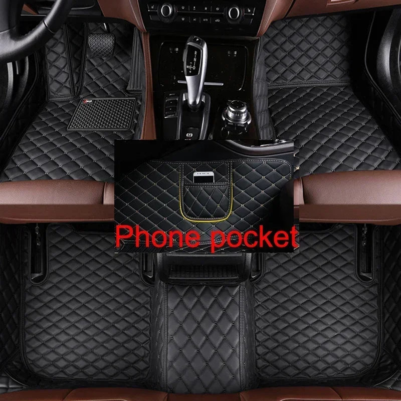 3 PCS Custom Full Coverage Car Floor Mats for Ford S-Max 2007-2016 2017-2020 5Seat 2007-2016 Everest 2015-2020 Car Accessories