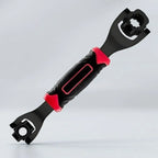 52-in-1 Multi-Functional Socket Wrench Set 360 Degree Rotating Dog Bone Design Universal Spline Wrench 8-19mm Heavy Duty Professional Hand Tool for Car Auto Repair Bicycle Motorcycle Maintenance Garage Workshop