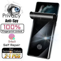 Self Repair Privacy Film For Samsung Galaxy S26 S25 S24 S23 Ultra S22 S21 S20 Plus  Anti-Spy Screen Protector Note 20 10 S10 5G Car Mobile World
