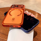 for iPhone17 Luxury Transparent Plating Magsafe Case for iPhone 17 Pro Max 17Pro Air Original Soft TPU Camera Protector Cover Car Mobile World