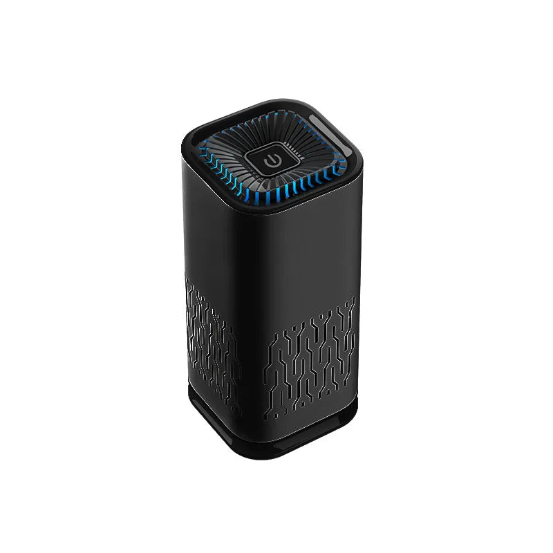 MINI HEPA Air Purifier Remove Smoke Odor Formaldehyde Negative Ion Air Cleaner for Car Bedroom Aromatherapy Purification Car Mobile World