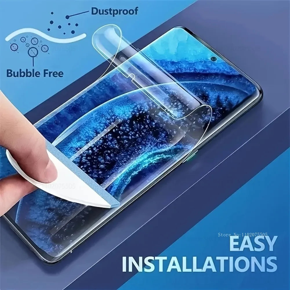 2Pcs Full Coverage Clear HD Hydrogel Film for IPhone 17/16/15 Pro Max 13 Pro Screen Protectors 12/11 Pro Max 14 Plus 16E X XR XS Car Mobile World