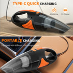 Rechargeable Cordless Wireless Handheld Portable Car Vacuum Cleaner Home and Car Dual Purpose Small Mini Handheld Vacuum Cleaner CM World