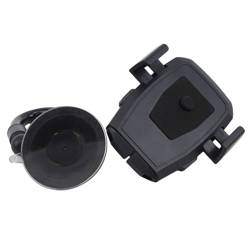 New Car Phone Holder Bracket Mount Cup Holder Universal Car Mount Mobile Suction Windshield Phone Locking Car-Accessories CM World