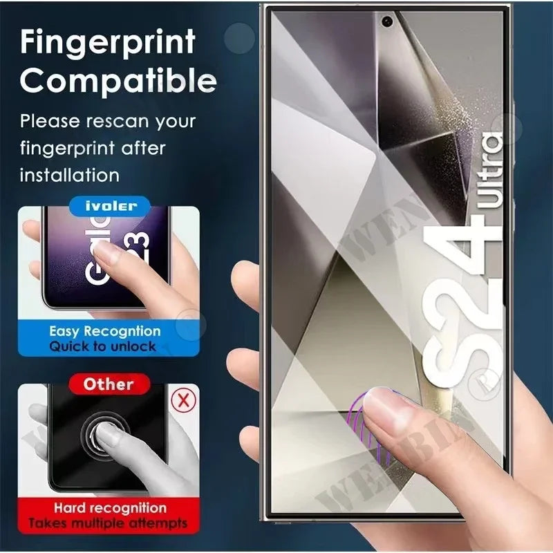3 Pcs Tempered Glass For Samsung Galaxy S26 S25 S24 S23 S22 Ultra Plus FE A57 A56 A36 A17 Screen Protector Full Protective Glass Car Mobile World