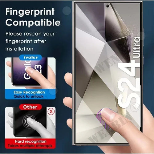 3 Pcs Tempered Glass For Samsung Galaxy S26 S25 S24 S23 S22 Ultra Plus FE A57 A56 A36 A17 Screen Protector Full Protective Glass Car Mobile World
