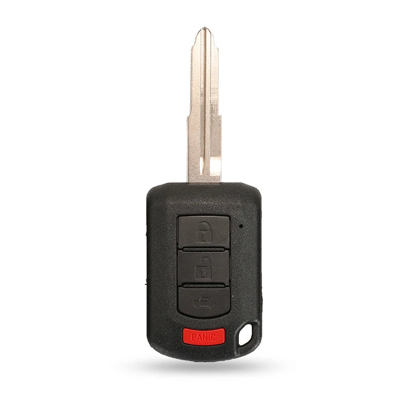 jinyuqin 10pcs Head Remote Car Key Case Shell For Mitsubishi Eclipse Outlander Mirage lancer 2/3/4 Buttons Fob Housing CM World