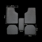 5PCS Universal Car Floor Mats PU Leather Waterproof Auto Foot Pad Protector Carpet Front and Rear Mats Set Auto Accessories