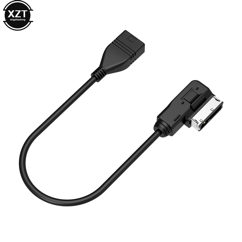 Car USB Data Cable AUX Audio Adapter MDI MMI AMI to USB Female Connector for Audi VW Universal USB Audio Cable