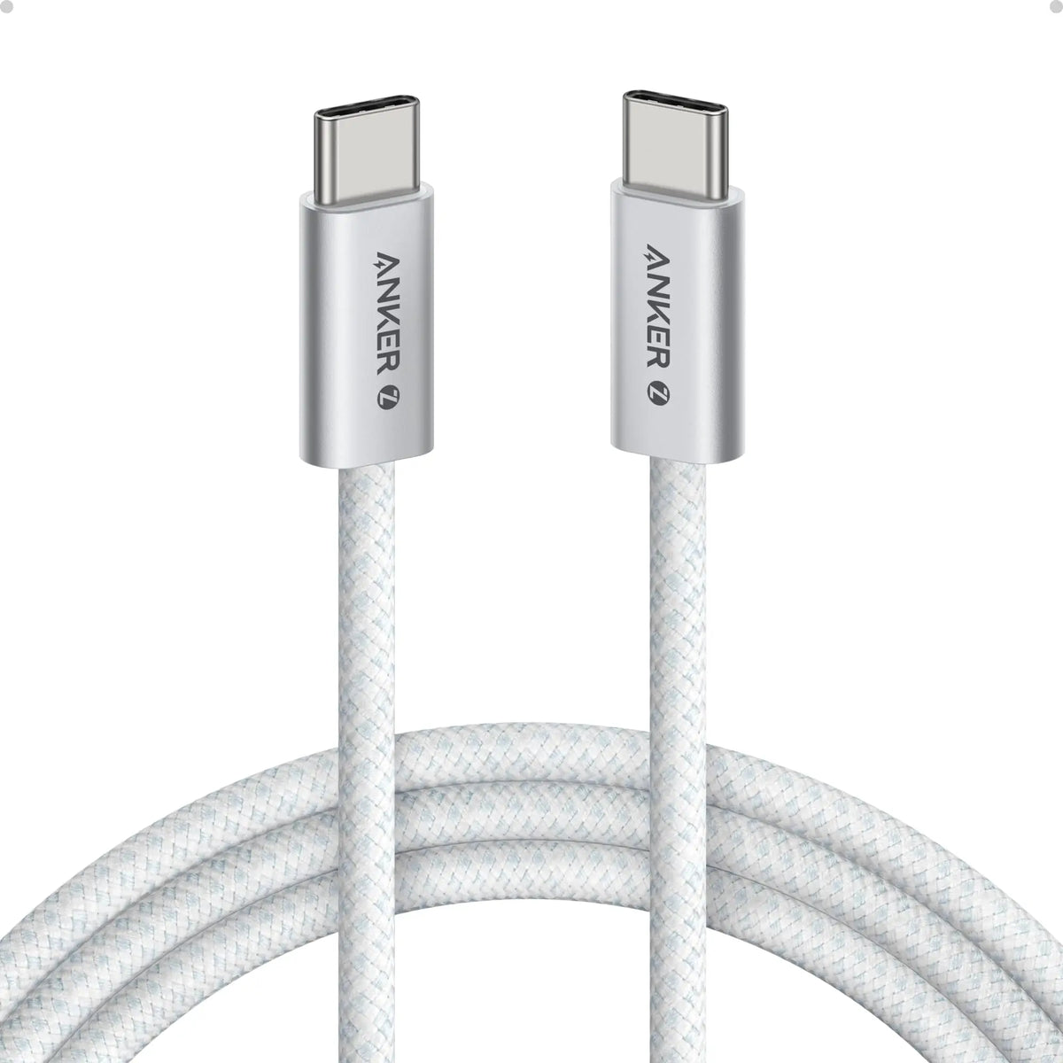 Anker Zolo 240W Anti-Dust Woven USB-C Cable Fast Charging Data Transfer Wire for iPhone MacBook Huawei Android Phones Laptops