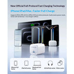 Anker 30w Pd Fast Charger Low Temperature Certified Usb C Power Adapter For Phone 16 Pro Max 15 Pro Max Charging Plug