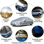Universal Waterproof Car Cover Fit For Suv/Sedan/Hatchback Outdoor UV Dust Nighttime protective strips Kayme Car Accessories Car Mobile World
