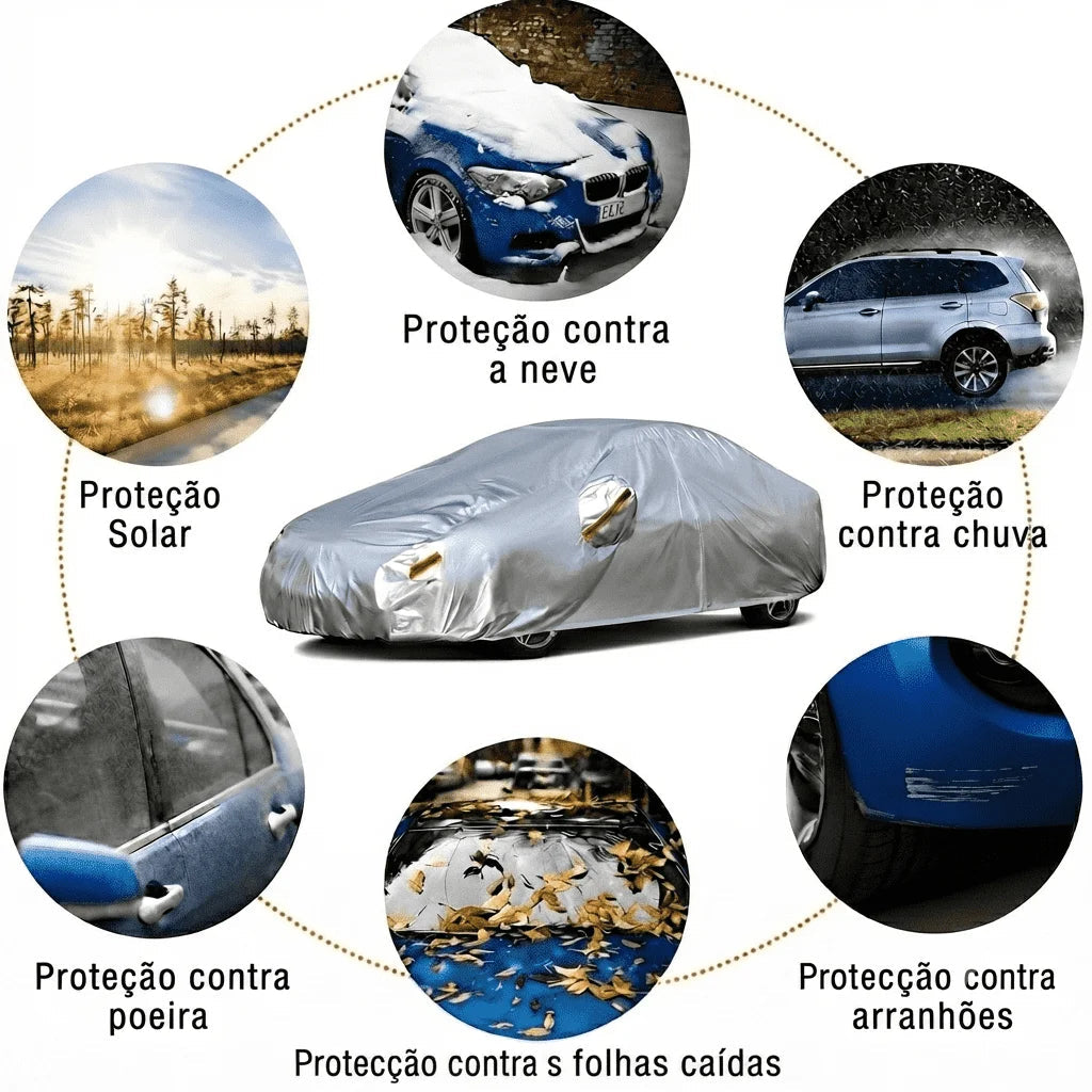 Universal Waterproof Car Cover Fit For Suv/Sedan/Hatchback Outdoor UV Dust Nighttime protective strips Kayme Car Accessories Car Mobile World
