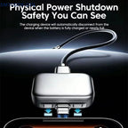NEW 140W USB C Fast Charger With Auto Power Cutoff Battery Protection For Phones Laptops Tablets Home Travel