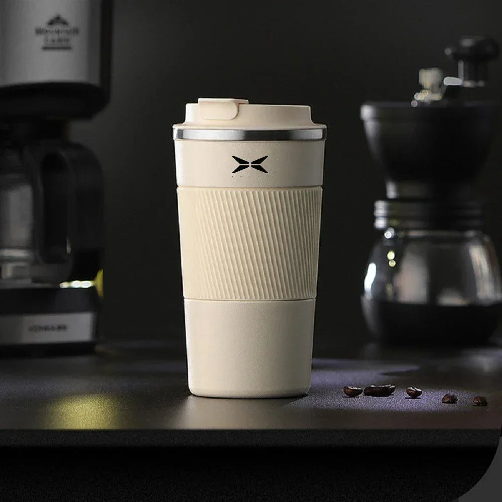510ml 304 Stainless Steel Coffee Cup Thermal Mug For Xpeng Xiaopeng P7 G9 Car supplies Car accessories CM World