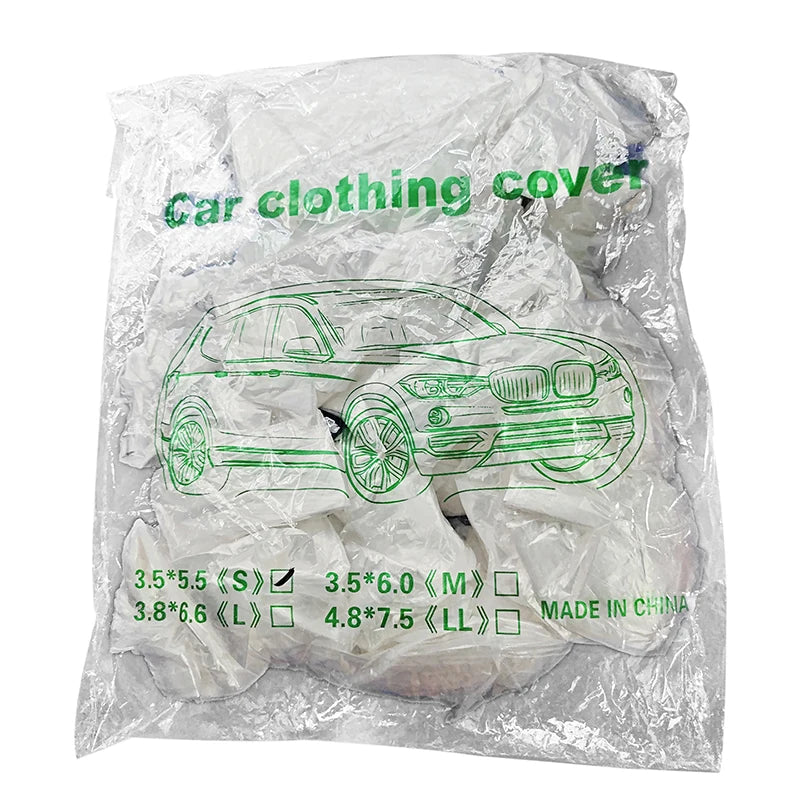 Disposable Clear Car Cover - Universal PE Waterproof Dust Protector Throw-Away Transparent Indoor Auto Body Dustproof Protection Car Mobile World