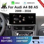 12.3 '' Ultra-thin Screen GPS Android 16 for Audi A4 B8 A5 2009 - 2016 BT Car Video Radio Multimedia Player 4G Auto Accessories CM World