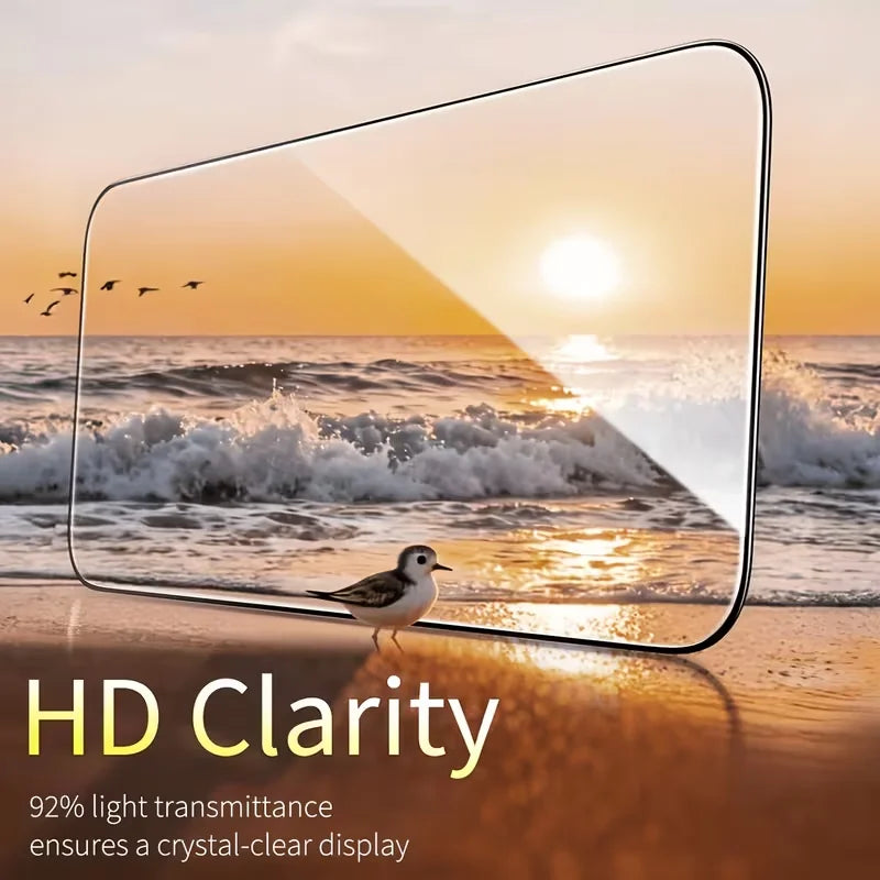 5-Pack High-Definition 9H Tempered Glass Screen Protector for iPhone 18/18pro/18promax Series Full Coverage Protective Film