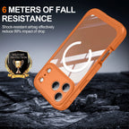 Brand new color magnetic shockproof and dustproof transparent phone case - Compatible with iPhone 17/17 Air/17 Pro/17 Pro Max Car Mobile World