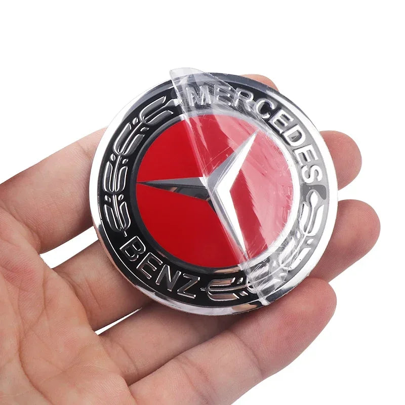 4Pcs 56/60/65/75MM Car Wheel Center Cover Sticker Hub Cap for Mercedes Benz AMG W204 W205 Amg W211 Smart Fortwo 451 W203 W222A
