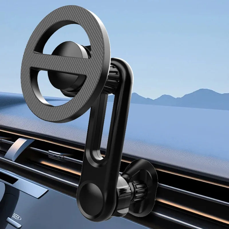 360° Rotating Telescopic Car Ball Head Phone Holder Car Air Vent Metal Hook Clip Upgrade Version 17mm Ball Head Base 1/2/3pcs