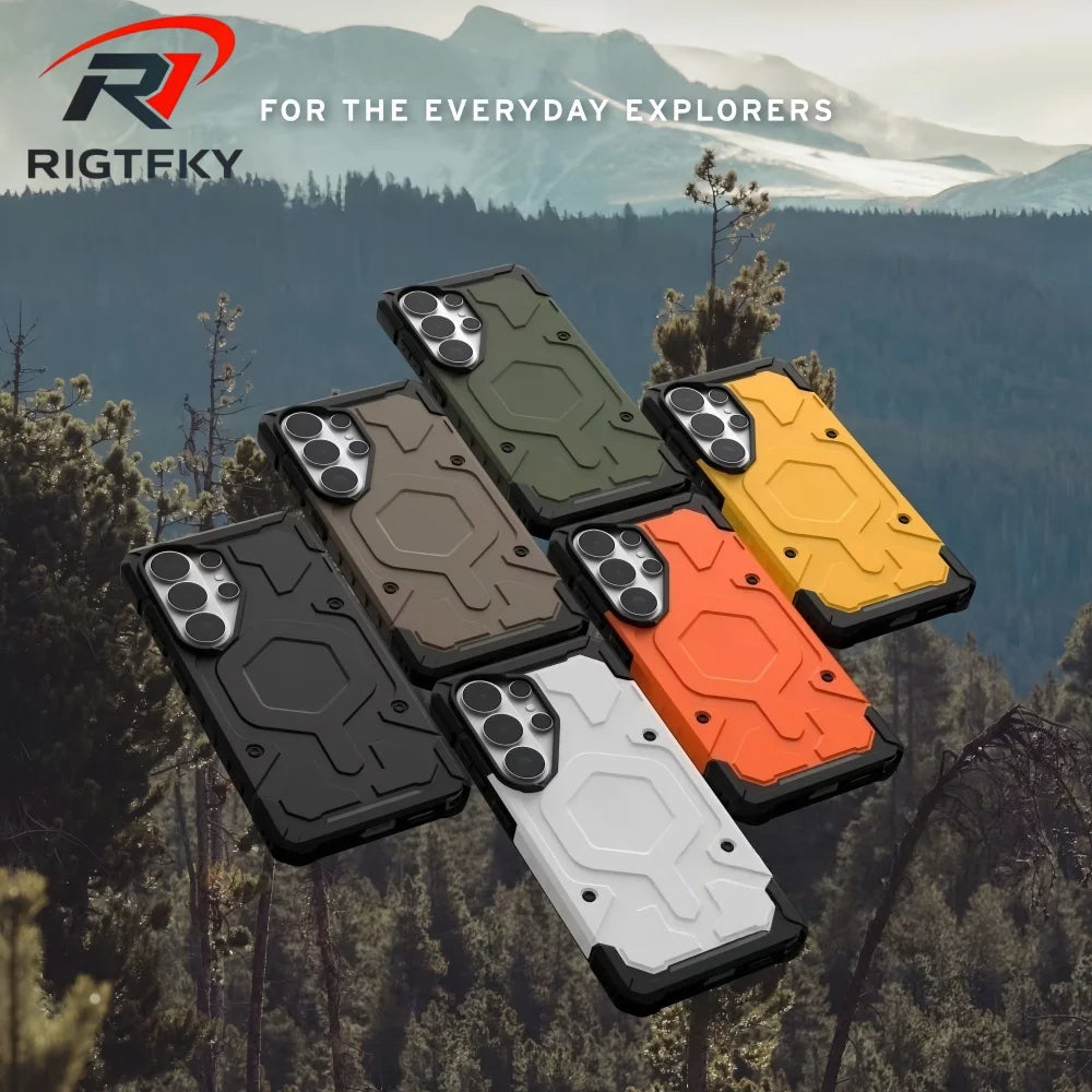 Exclusive Pathfinder Magnetic Case For Samsung S26 Ultra S25 S24 S23 Plus S26ULTRA Ua-g Shockproof Armor Protective Phone Cover