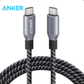 Anker Prime USB C to USB C Cable, 240W 3ft Fast Charging USB C Cable, Upcycled-Braided Nylon with 100-Year Bend Durability