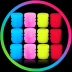 Luminous Valve Caps Fluorescent Green Blue Night Glowing Car Motorcycle Bicycle Wheel Styling Tyre Hub Universal Cap Decor 4Pcs CM World