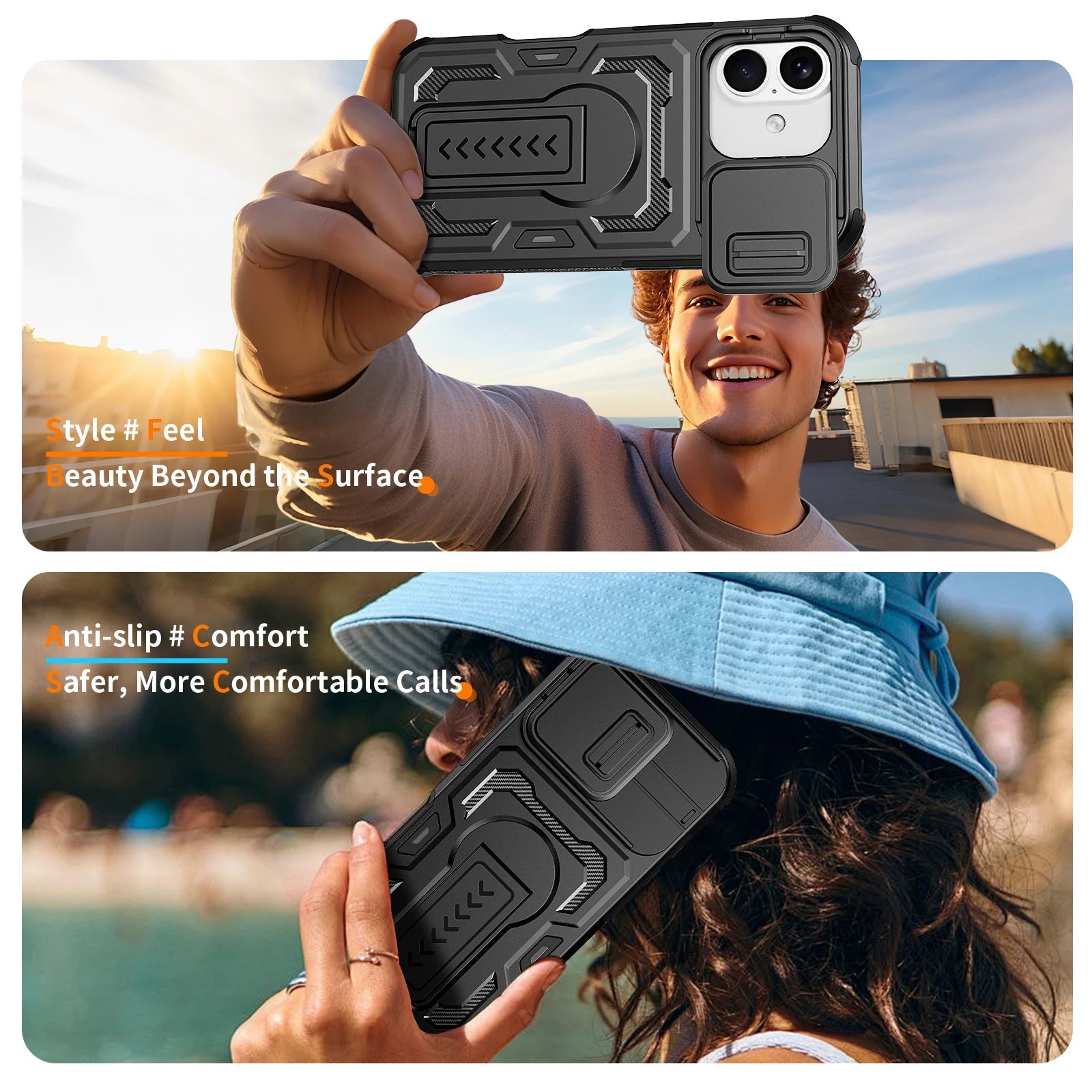 Anti-Shock Cover with Long Strap Crossbody Case for Iphone 16 Pro Max 17 Air 18 Pro 16e 17e Iphone16 Iphone17