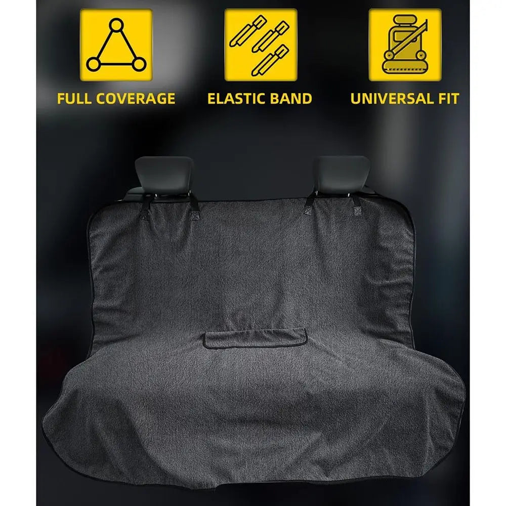 Waterproof Car Back Seat Cover Quick Dry Non-Slip Rear Bench Towel Seat Covers Sweat Absorbent Washable Dog Car Seat Cushion