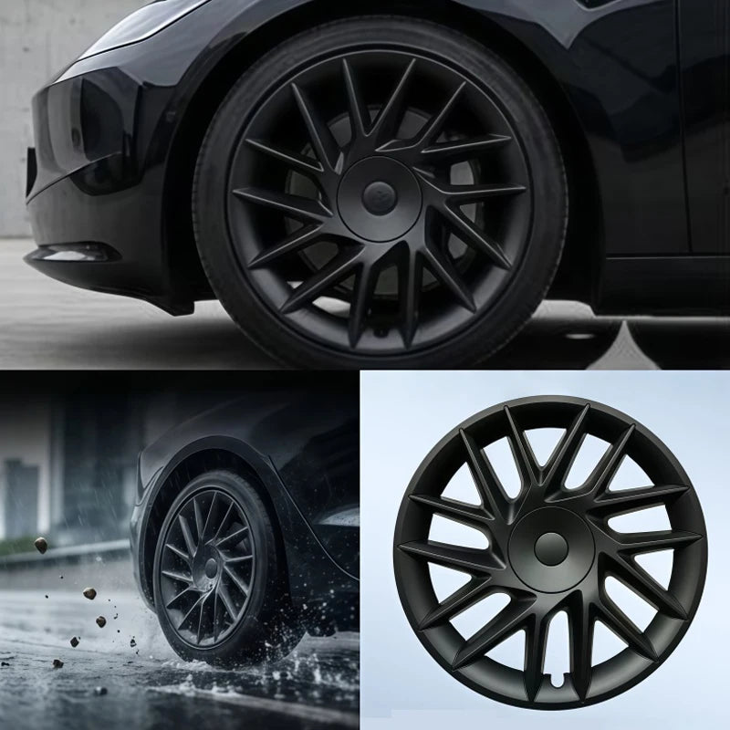 4Pcs 18 Inch Wheel Covers For Model 3 Highland 2024 Replacement Hubcaps Full Rim Protectors  Accessories Cover Full Wrap Hubcap