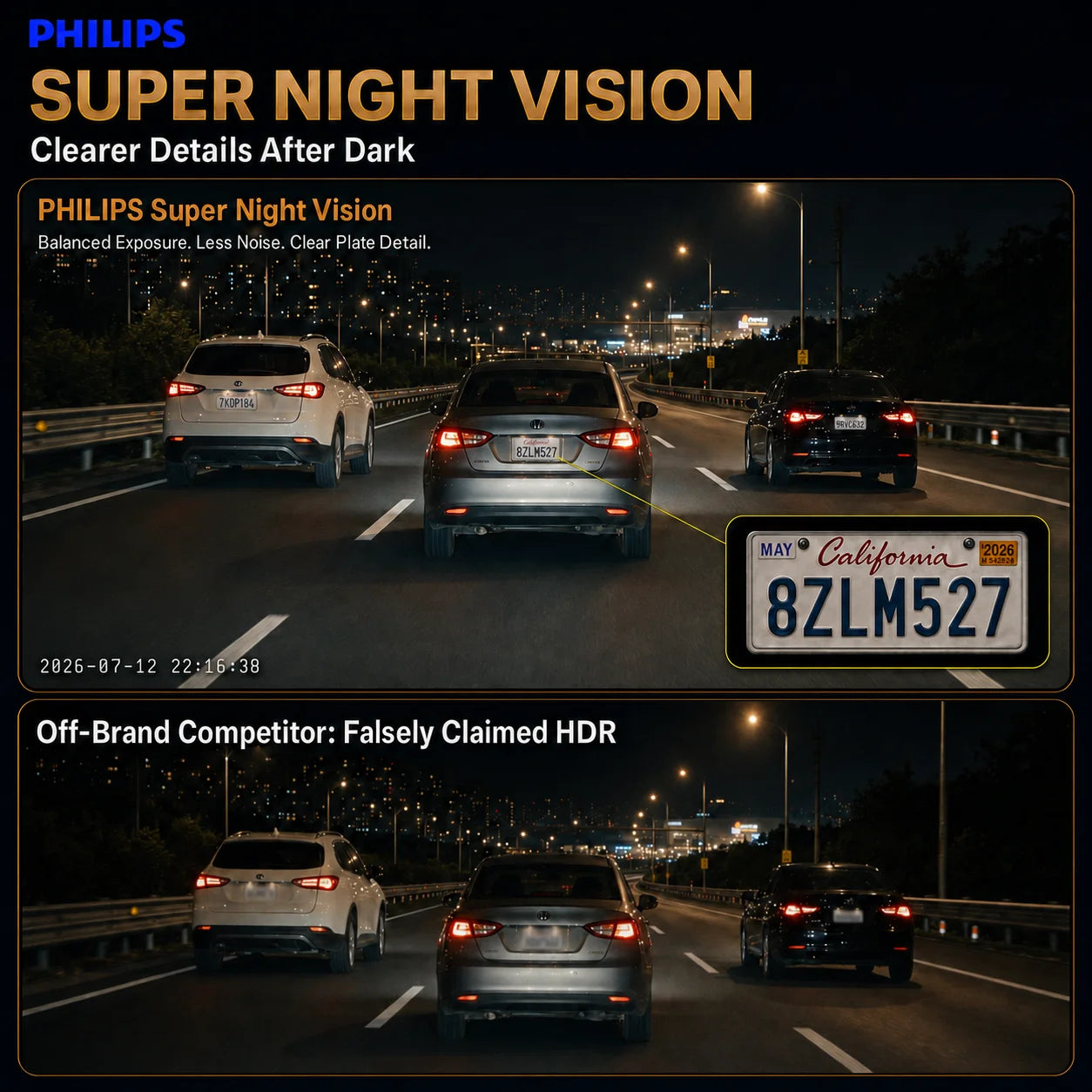 PHILIPS Dash Cam F04 2k Mini Car Camera With 1.47 Inch Ips Screen Wifi App Control Night Vision 24h Parking Monitor Car Dvr Car Mobile World