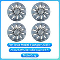 For Tesla New Model Y Juniper 2025 4PCS Hub Cap Car Replacement Wheel Cap 20Inch Performance Automobile Hubcap Cover Accessories CM World