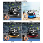 Car Perfume Air Purifier Blue Car Decoration Car Fragrance Car Ornaments Red Rotates Automatically 10.5x7.5x5.3cm Car Mobile World
