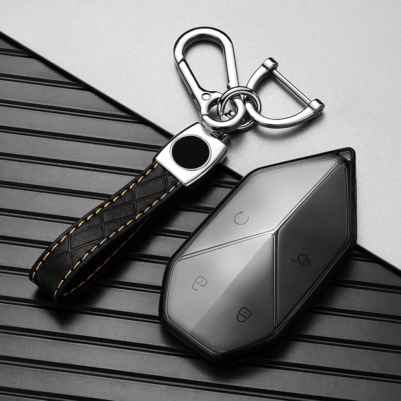 Simple Style Tpu for BYD Equation Leopard 8 Leopard 5 2024 2025 Smart Remote Car Key Case Cover Fob Keychain Keyring Accessories