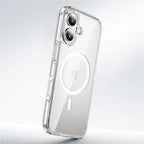 Crystal Transparent for Magsafe Magnetic Case For iPhone 17Air 17 17Pro 17Pro Max Clear Shockproof Cover for Wireless Charge Car Mobile World