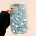 Daisy Flower Candy Color Phone Case For iPhone 15 Pro Max 18 16 17 14 13 Pro Max 13  Plus Soft ShockProof Fashion Luxury Funda