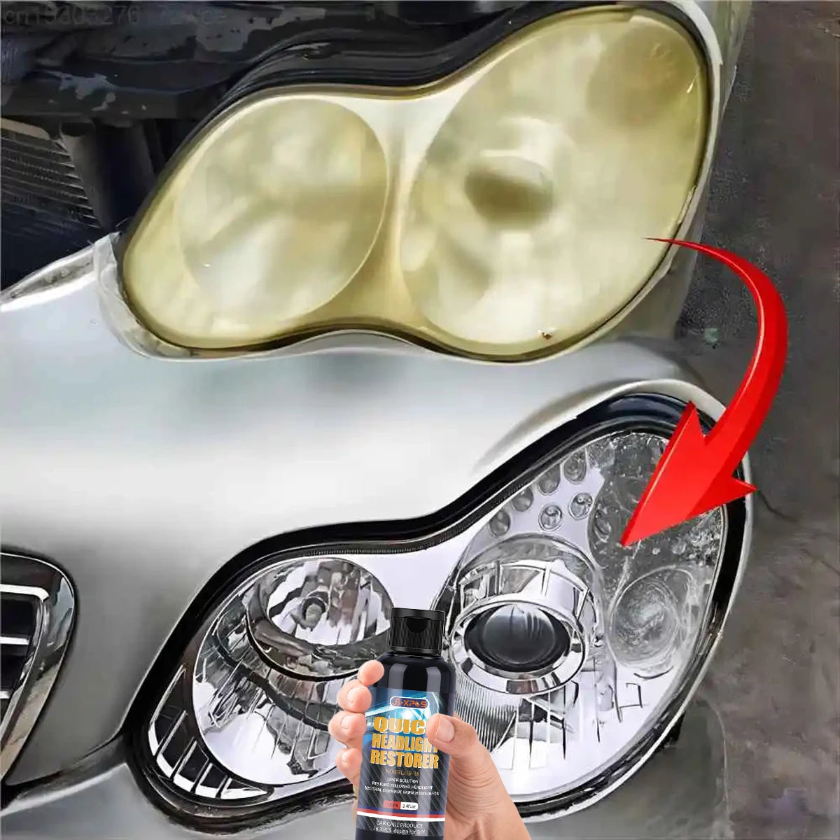 Headlight Restoration Polishing Headlamp Scratch Remover Repair Cleaning Paste Remove Oxidation Headlight Polish Liquid LHB-16 CM World