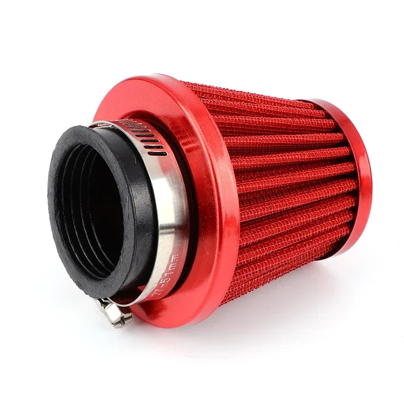 Universal 38mm 45mm48mm 58mm Motorbike High Flow Air Filter Kit for GY6 50cc 110cc 125cc Motorcycle Scooter ATV Dirt Bike CM World