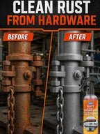 Rust Remover Spray for Metal Powerful Rust Removal Cleaner Anti Corrosion Treatment for Car Parts Tools Bolts Household Hardware