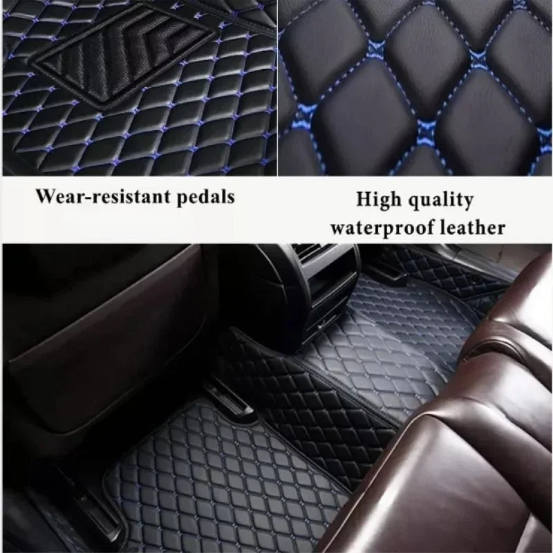 Custom Car Floor Mats For MG S6 EV 2026 Full Coverage Waterproof Anti‑Slip LHD RHD Interior Leather Auto Interior Foot Carpets