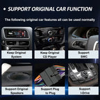 for Audi Q5 2009 - 2017 Android 16 Car Radio Video Multimedia Player GPS Navigation QLED Screen WiFi DSP Stereo Auto Accessories CM World