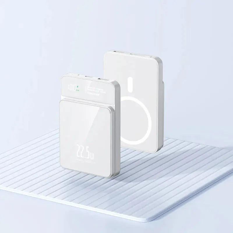 Lenovo 100000mAh Portable Magnetic Wireless Power Bank PD22.5W Super Fast Charging External Battery For Magsafe IPhone Samsung Car Mobile World