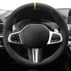Anti-Slip Suede Car Steering Wheel Cover For BMW M Sport G30 G31 G32 G20 G21 G11 G12 G14 G15 G16 X3 G01 X4 G02 X5 G05 X7 G07 CM World