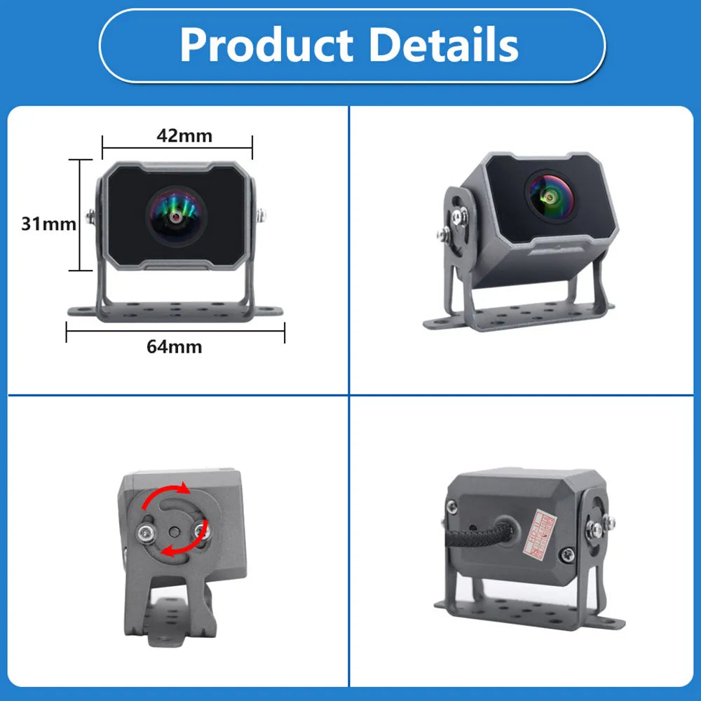 SMARTOUR CVBS Car Truck Camera CCD AHD 1080P for School Bus Trailer Pickups RV Rear View Backup Vision with 24V Infrared IR